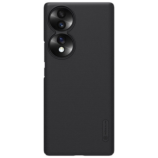 NILLKIN for Honor 70 5G Frosted Shield Protective Phone Case Matte Hard PC Shockproof Back Cover - Black