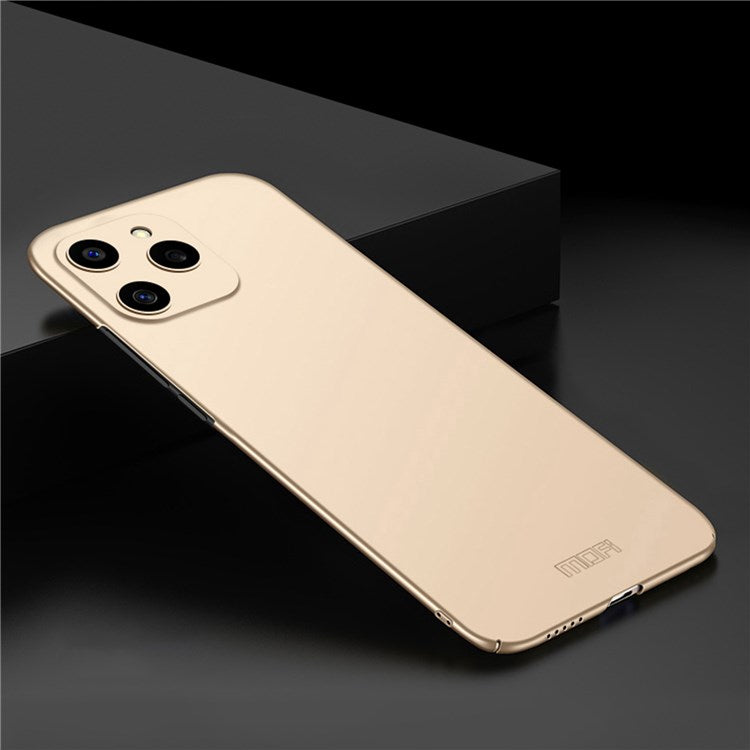 MOFI JK PC Series-1 Shield for Honor 60 SE Phone Case Matte Hard PC Back Slim Protective Guardian with Strap - Gold