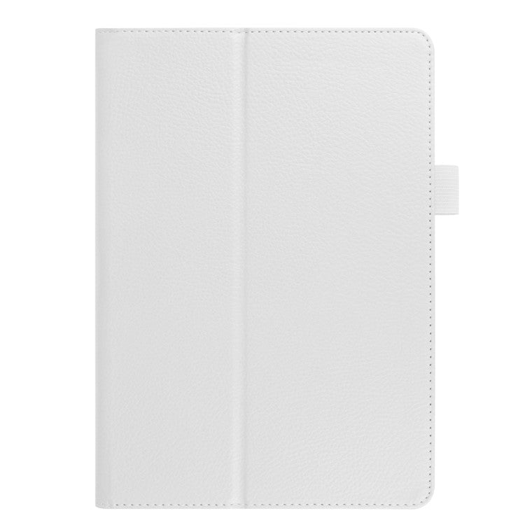 For Huawei MediaPad T3 10 Anti-Scratch Stylish Shockproof Litchi Skin Leather Case with Supporting Stand - White