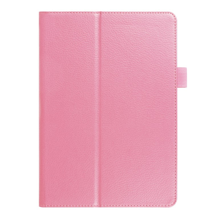For Huawei MediaPad T3 10 Anti-Scratch Stylish Shockproof Litchi Skin Leather Case with Supporting Stand - Pink