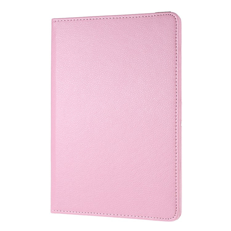 For Huawei MediaPad T3 10 Litchi Skin Leather 360 Degree Rotary Stand Multi-Angle Support Tablet Case - Pink