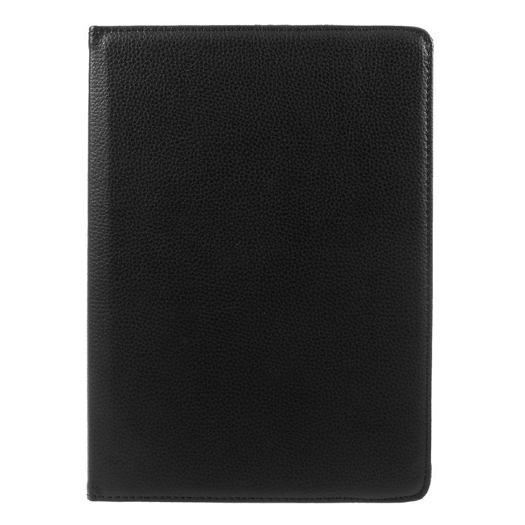 For Huawei MediaPad M3 Lite 10 (10.1 Inch) Litchi Grain 360 Degree Rotary Stand Leather Case - Black