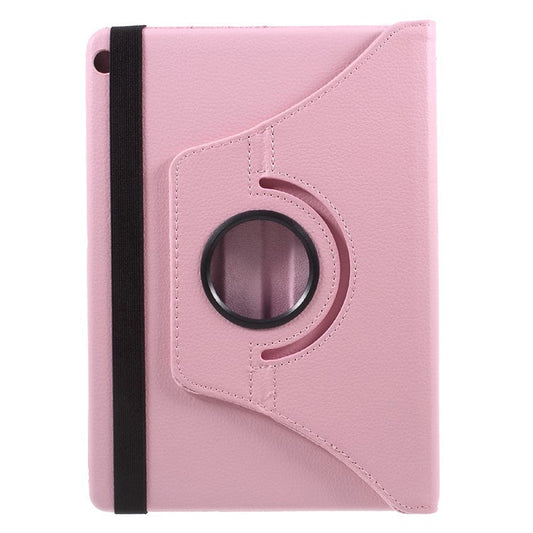 Litchi Grain 360 Degree Rotary Stand Leather Flip Case for Huawei MediaPad M3 Lite 10 (10.1 Inch) - Pink