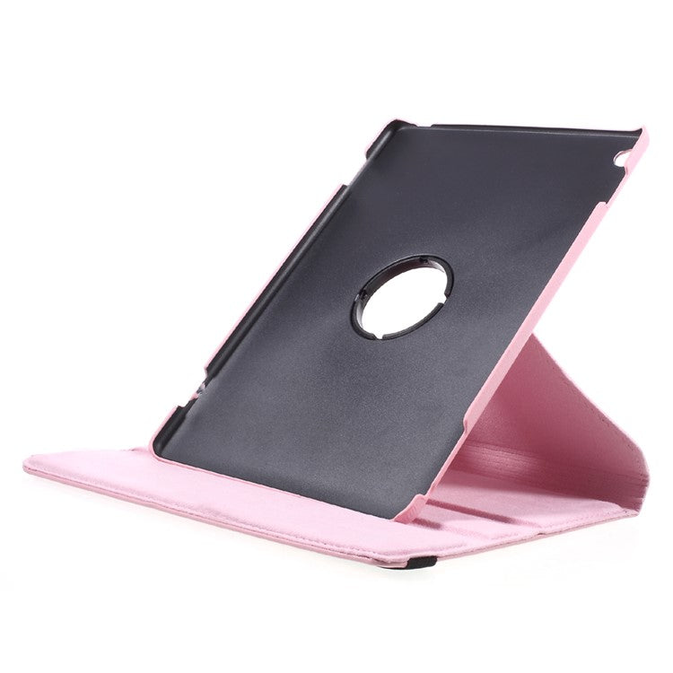 Litchi Grain 360 Degree Rotary Stand Leather Flip Case for Huawei MediaPad M3 Lite 10 (10.1 Inch) - Pink