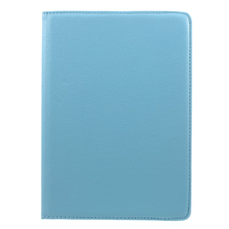Elastic Band 360 Degree Swivel Stand Leather Shell for Huawei MediaPad M3 Lite 10 (10.1 Inch) - Baby Blue