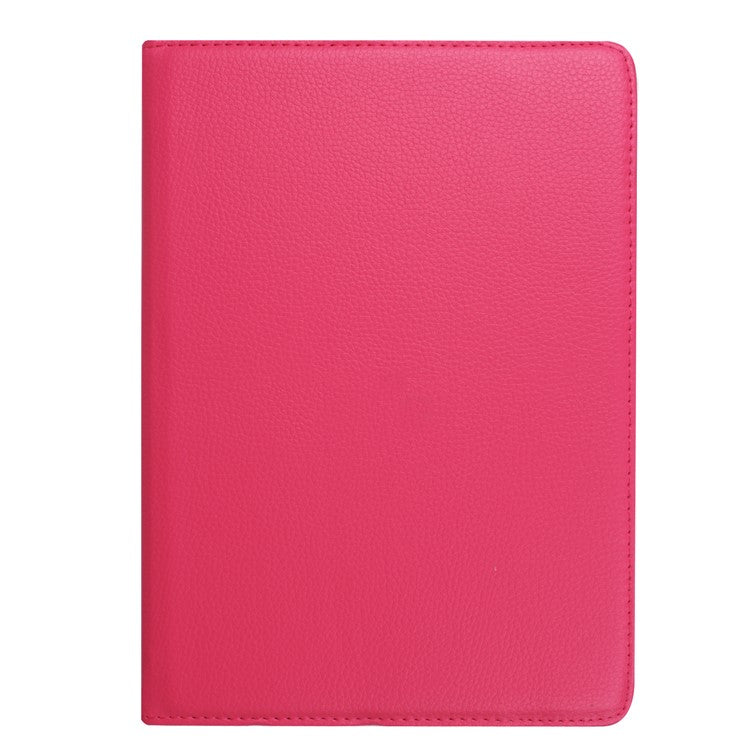 Litchi Texture Smart PU Leather Rotary Stand Flip Case with Elastic Band for Huawei MediaPad M3 Lite 10 - Rose