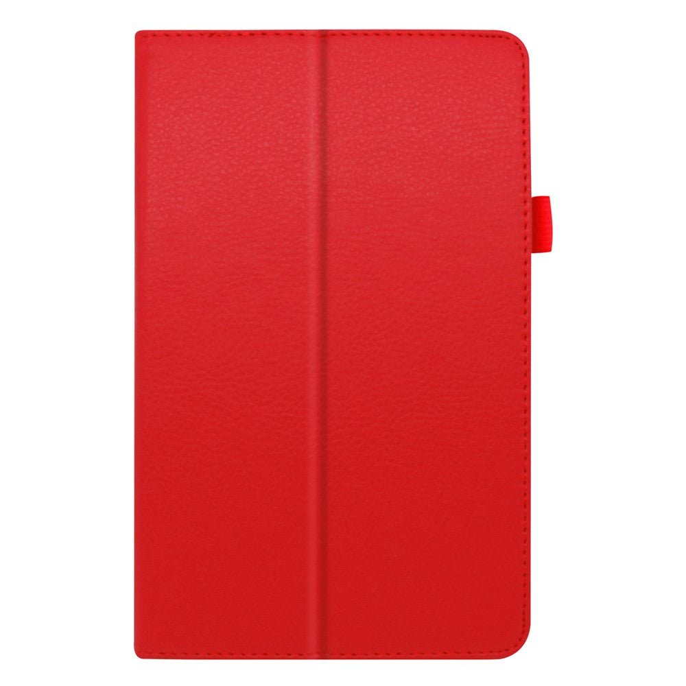 For Lenovo Tab M8/Tab M8 (2nd Gen) Litchi Texture Leather Case Tablet Cover - Red