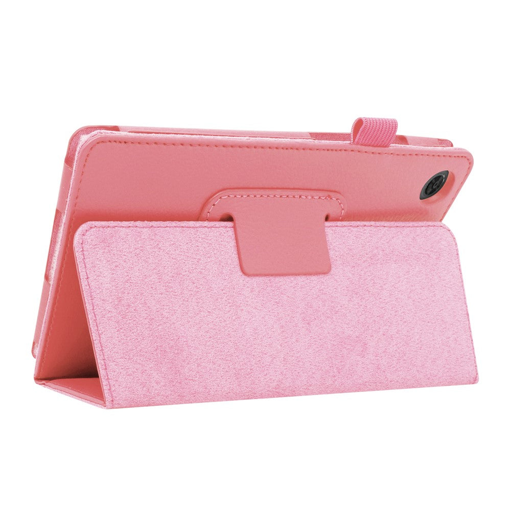 For Lenovo Tab M8/Tab M8 (2nd Gen) Litchi Texture Leather Case Tablet Cover - Pink