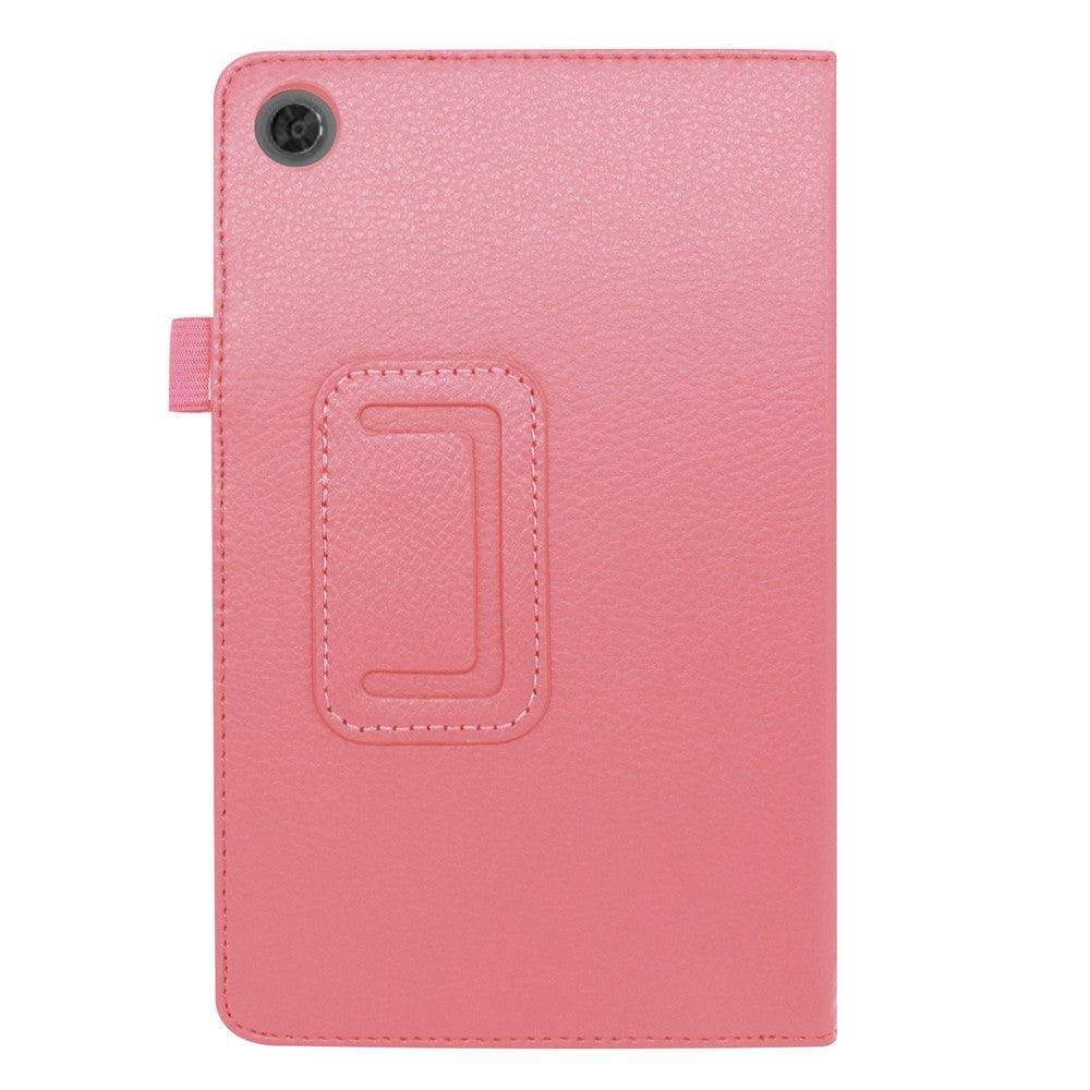 For Lenovo Tab M8/Tab M8 (2nd Gen) Litchi Texture Leather Case Tablet Cover - Pink