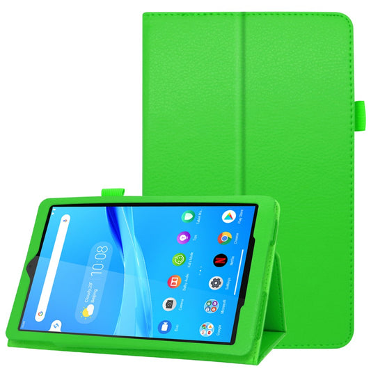 For Lenovo Tab M8/Tab M8 (2nd Gen) Litchi Texture Leather Case Tablet Cover - Green