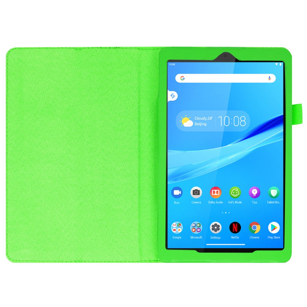 For Lenovo Tab M8/Tab M8 (2nd Gen) Litchi Texture Leather Case Tablet Cover - Green