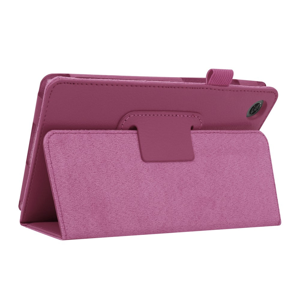 For Lenovo Tab M8/Tab M8 (2nd Gen) Litchi Texture Leather Case Tablet Cover - Purple