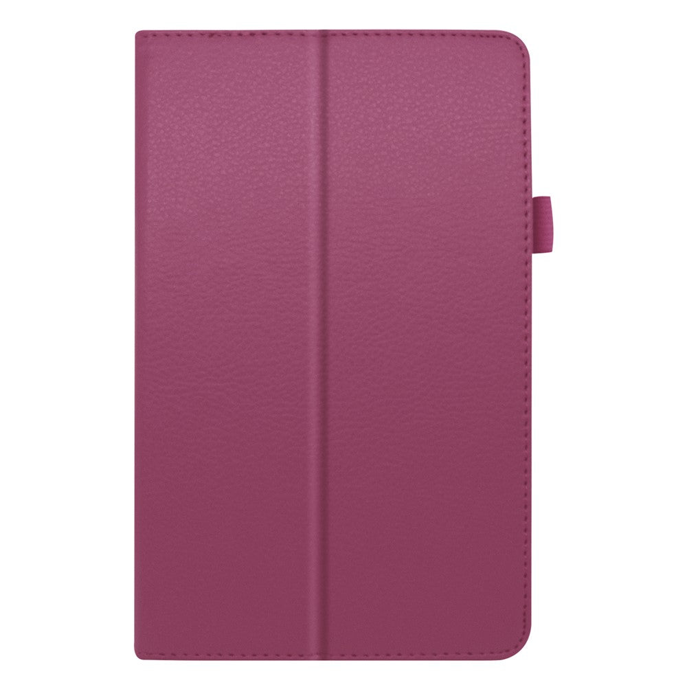 For Lenovo Tab M8/Tab M8 (2nd Gen) Litchi Texture Leather Case Tablet Cover - Purple
