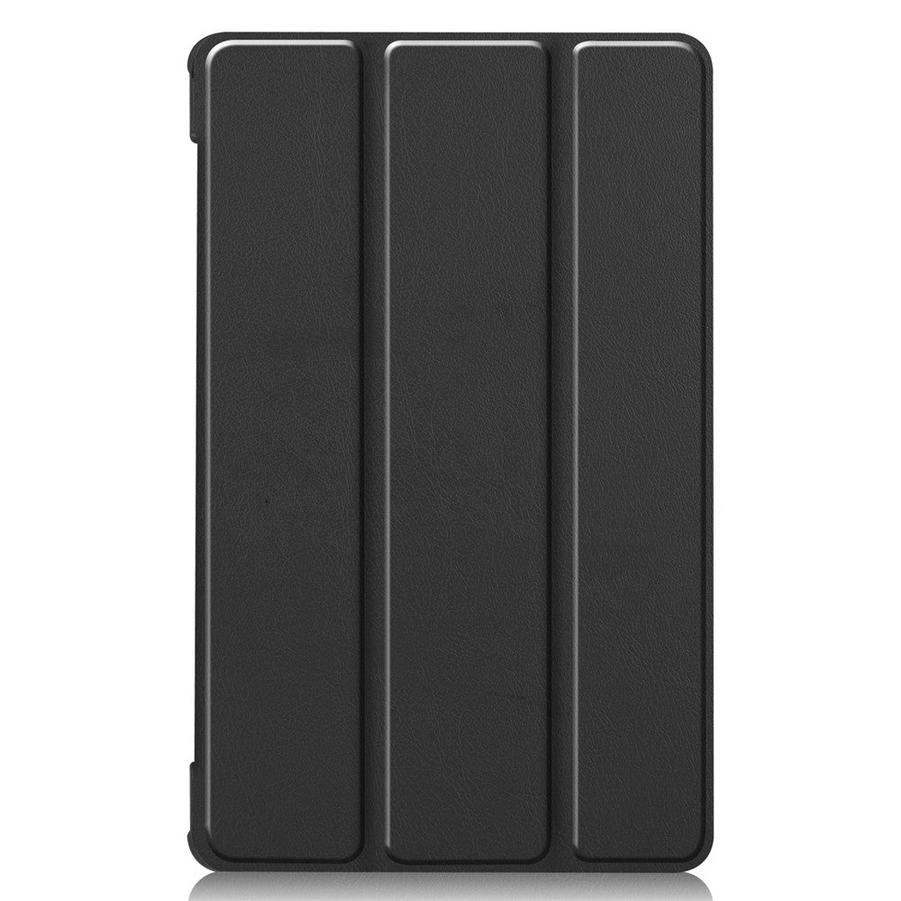 Stable Tri-fold Stand with Stand Leather Tablet Cover for Lenovo Tab M8 HD8505/8705 - Black