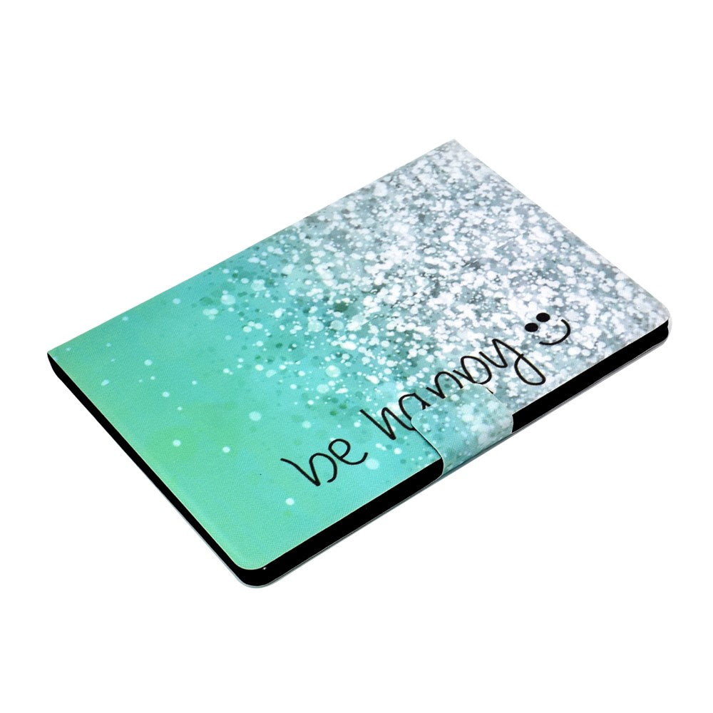 Pattern Printing Leather Stand Tablet Cover for Lenovo Tab M10 TB-X605F - Be Happy