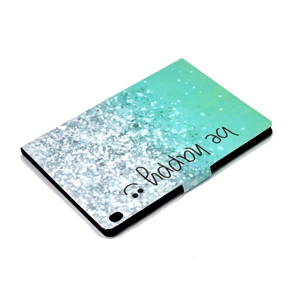 Pattern Printing Leather Stand Tablet Cover for Lenovo Tab M10 TB-X605F - Be Happy
