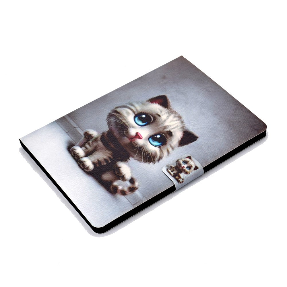 Pattern Printing Leather Stand Tablet Cover for Lenovo Tab M10 TB-X605F - Baby Cat