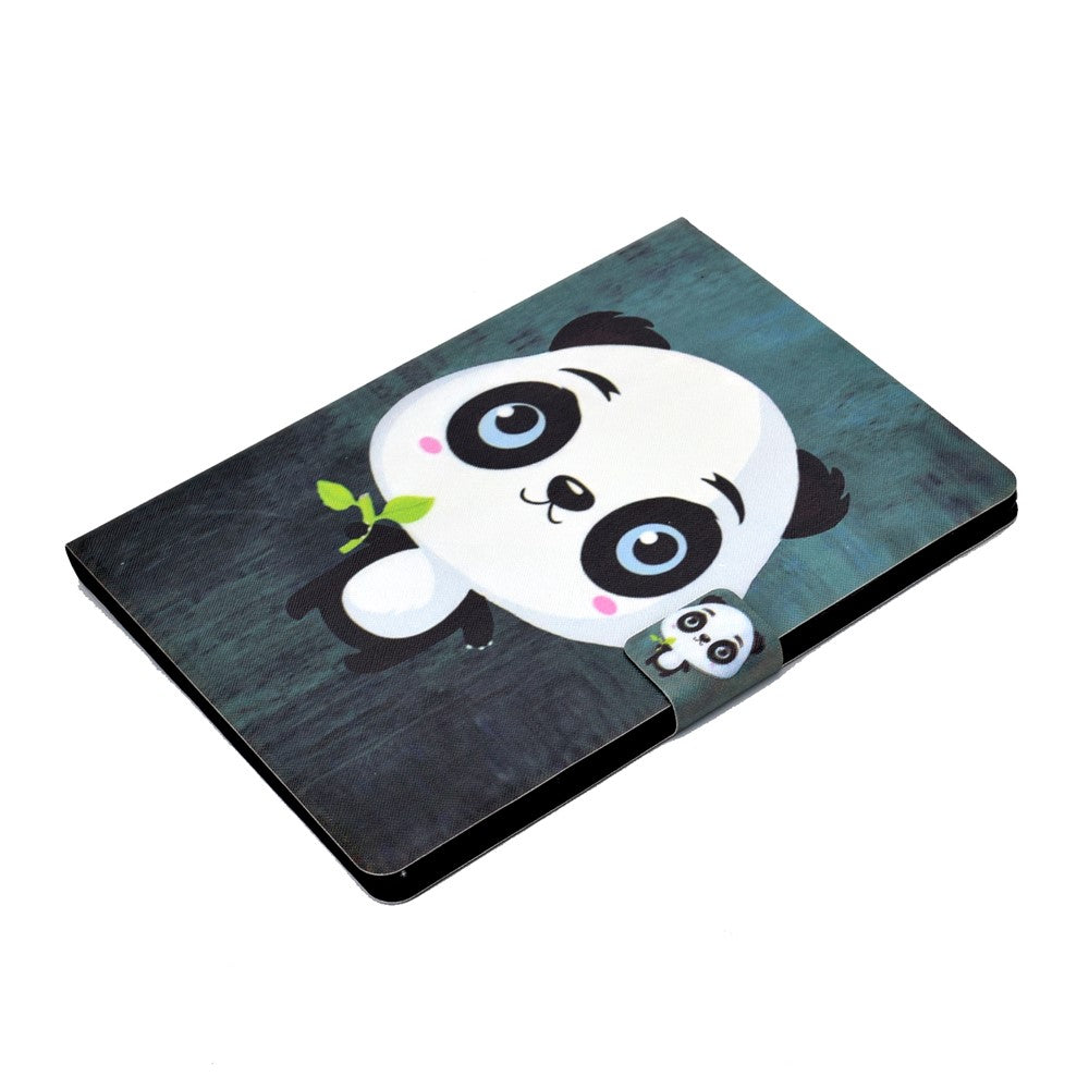 Pattern Printing Leather Stand Tablet Cover for Lenovo Tab M10 TB-X605F - Panda