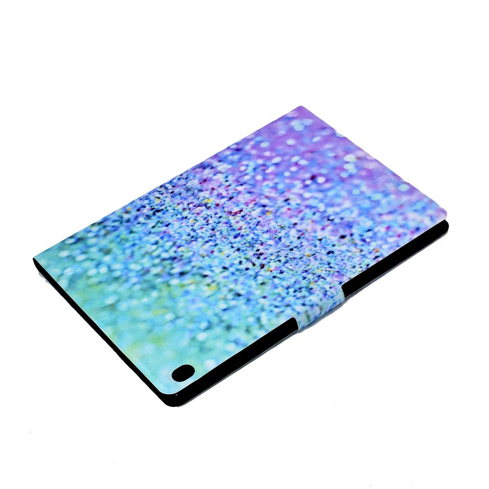 Pattern Printing Leather Stand Tablet Cover for Lenovo Tab M10 TB-X605F - Gilttery Element