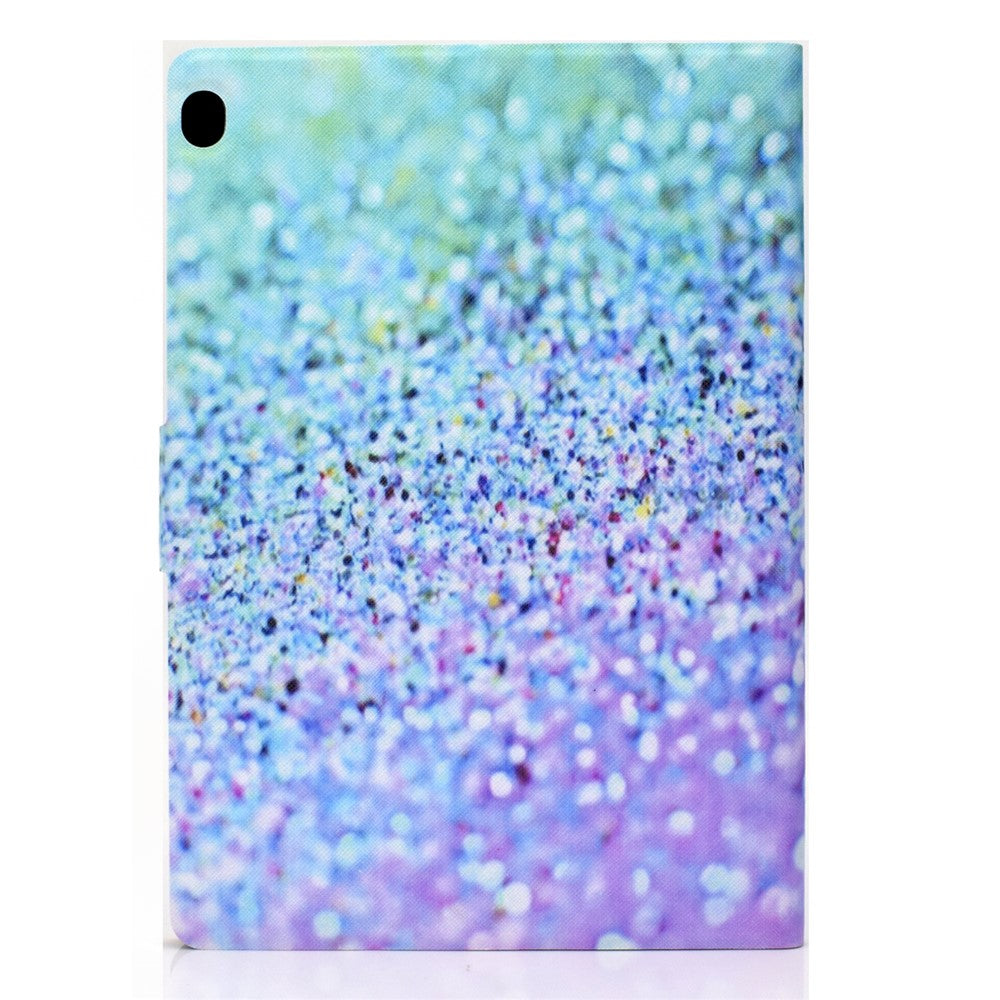 Pattern Printing Leather Stand Tablet Cover for Lenovo Tab M10 TB-X605F - Gilttery Element