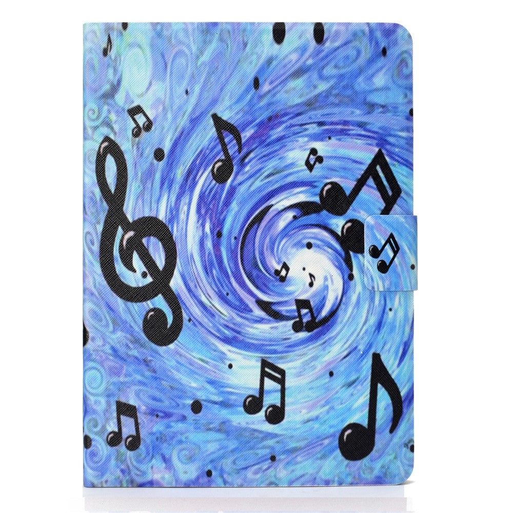 Pattern Printing Leather Stand Tablet Cover for Lenovo Tab M10 TB-X605F - Music Symbol