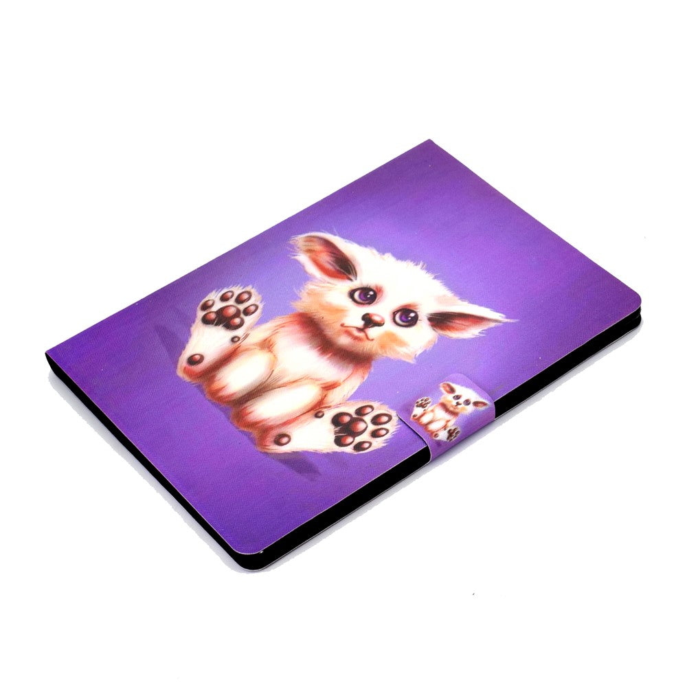 Pattern Printing Leather Stand Tablet Cover for Lenovo Tab M10 TB-X605F - Abyssinian Cat