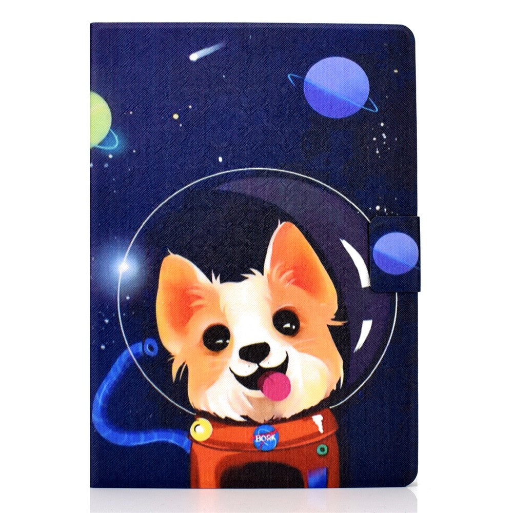 Pattern Printing Leather Stand Tablet Cover for Lenovo Tab M10 TB-X605F - Aerospace Dog