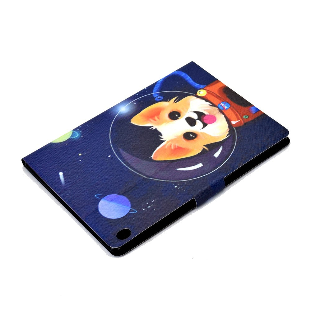Pattern Printing Leather Stand Tablet Cover for Lenovo Tab M10 TB-X605F - Aerospace Dog