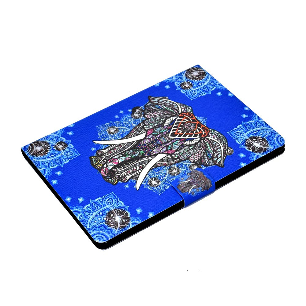 Pattern Printing Leather Stand Tablet Cover for Lenovo Tab M10 TB-X605F - Elephant