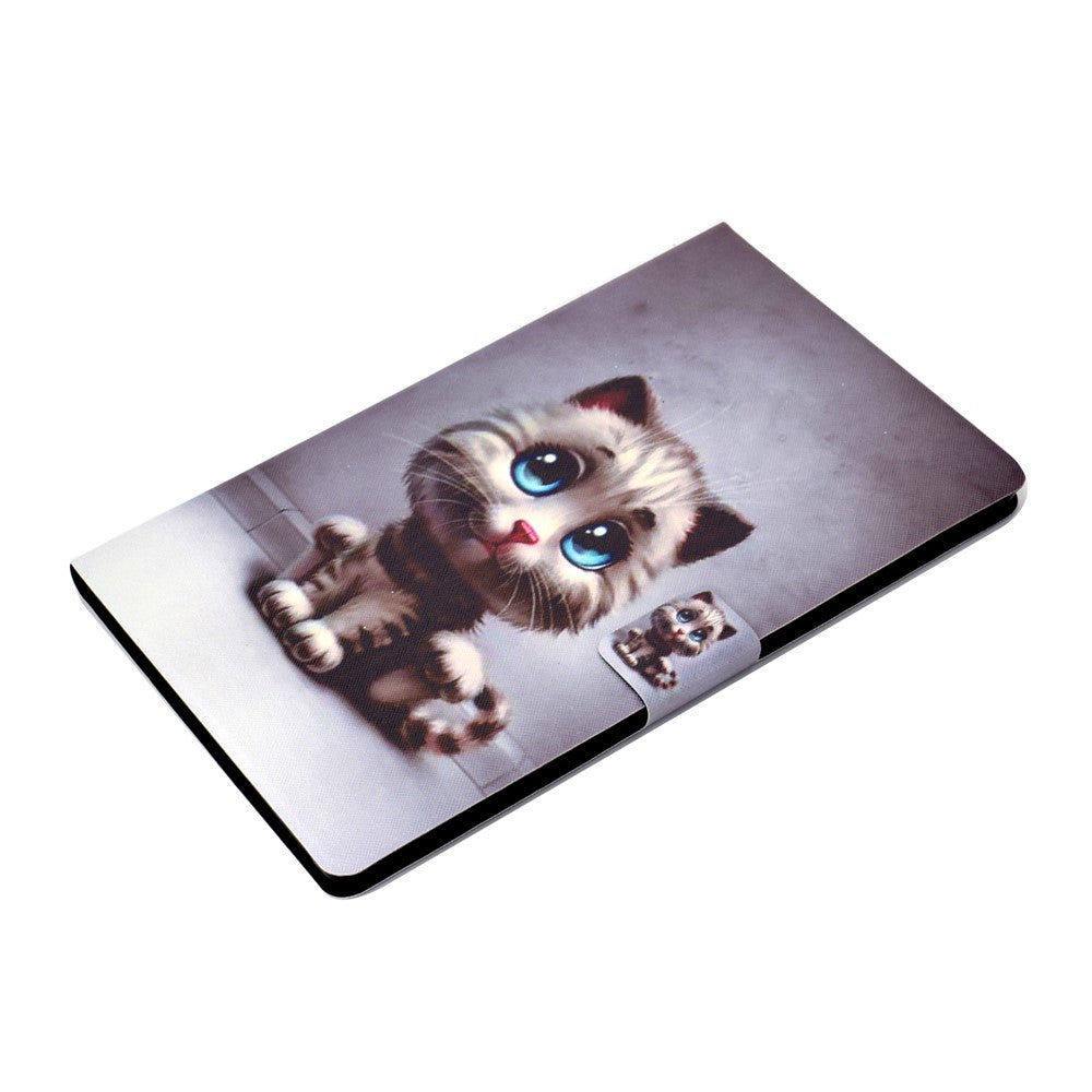 Pattern Printing Leather Stand Tablet Shell for Lenovo Tab M10 Plus TB-X606F - Baby Cat
