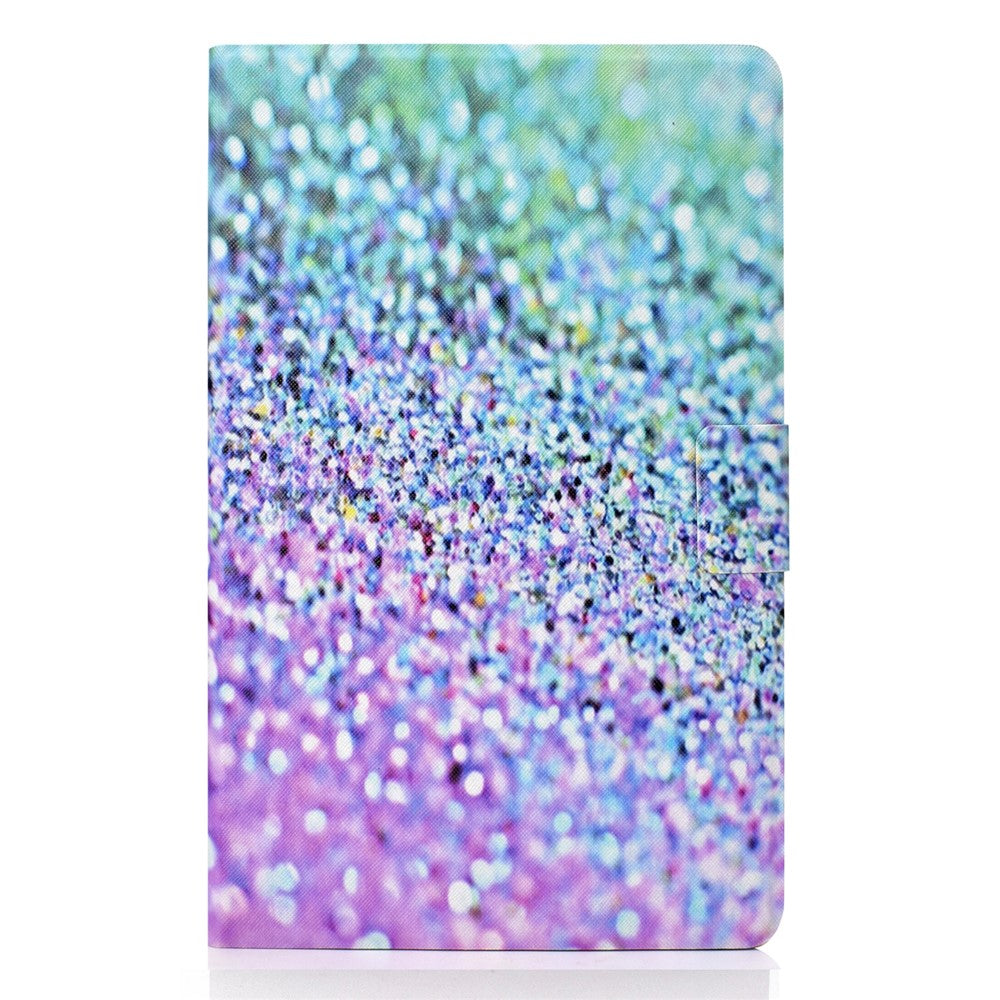 Pattern Printing Leather Stand Tablet Shell for Lenovo Tab M10 Plus TB-X606F - Gilttery Element