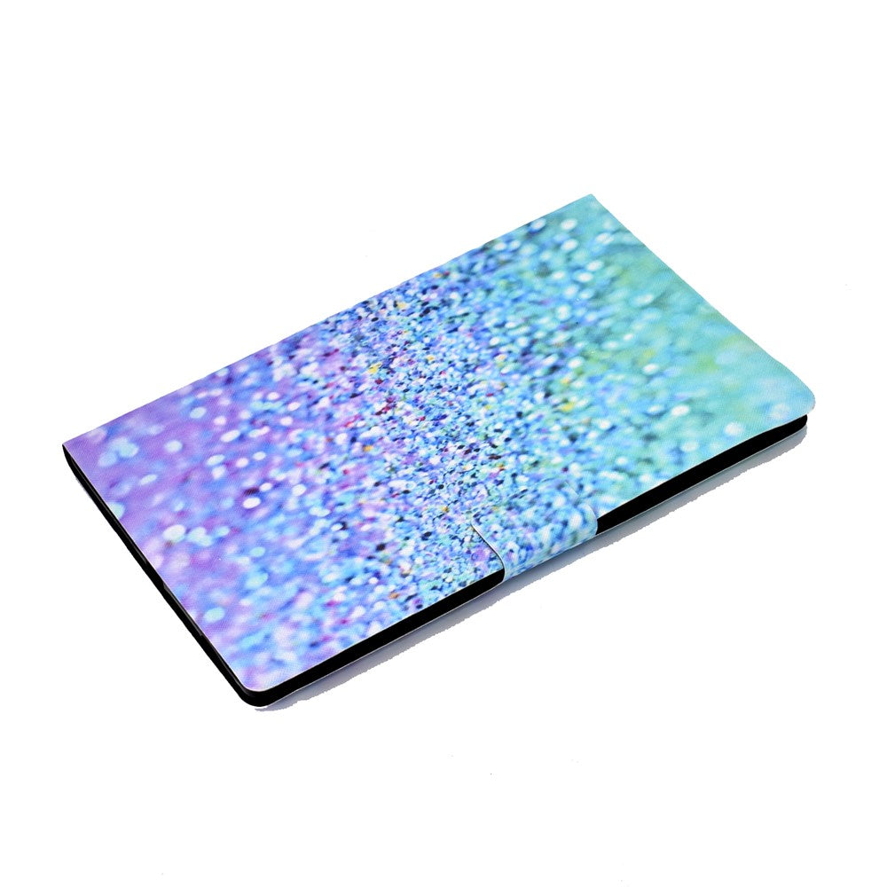 Pattern Printing Leather Stand Tablet Shell for Lenovo Tab M10 Plus TB-X606F - Gilttery Element