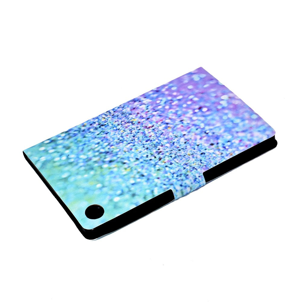 Pattern Printing Leather Stand Tablet Shell for Lenovo Tab M10 Plus TB-X606F - Gilttery Element