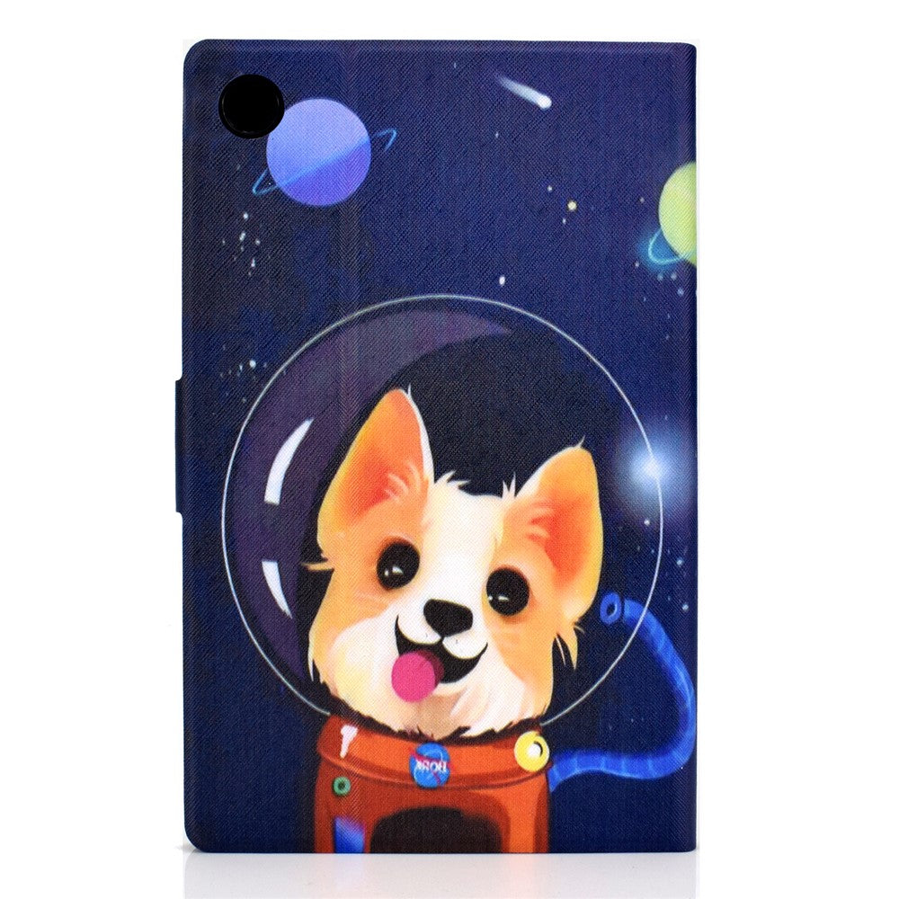 Pattern Printing Leather Stand Tablet Shell for Lenovo Tab M10 Plus TB-X606F - Aerospace Dog