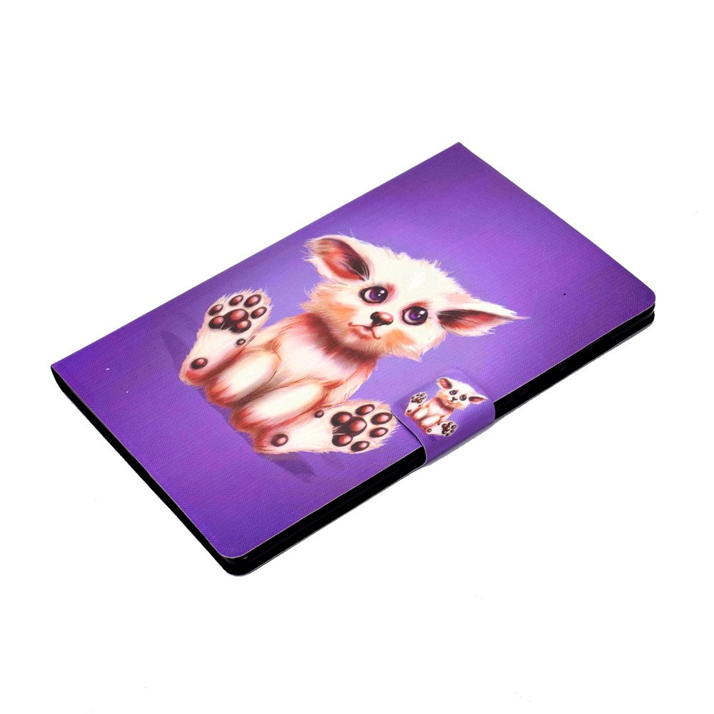 Pattern Printing Leather Stand Tablet Shell for Lenovo Tab M10 Plus TB-X606F - Abyssinian Cat