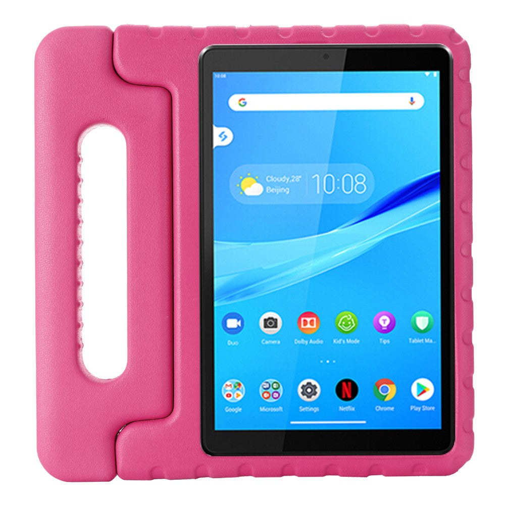 EVA Foam Shockproof Tablet Case with Handle Kickstand for Lenovo Tab M8 TB-8705F/Tab M8 (3rd Gen) - Rose