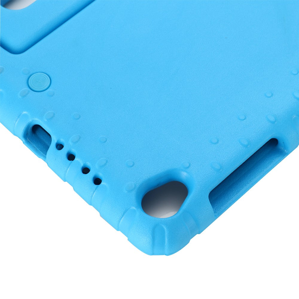 EVA Foam Shockproof Tablet Case with Handle Kickstand for Lenovo Tab M8 TB-8705F/Tab M8 (3rd Gen) - Blue