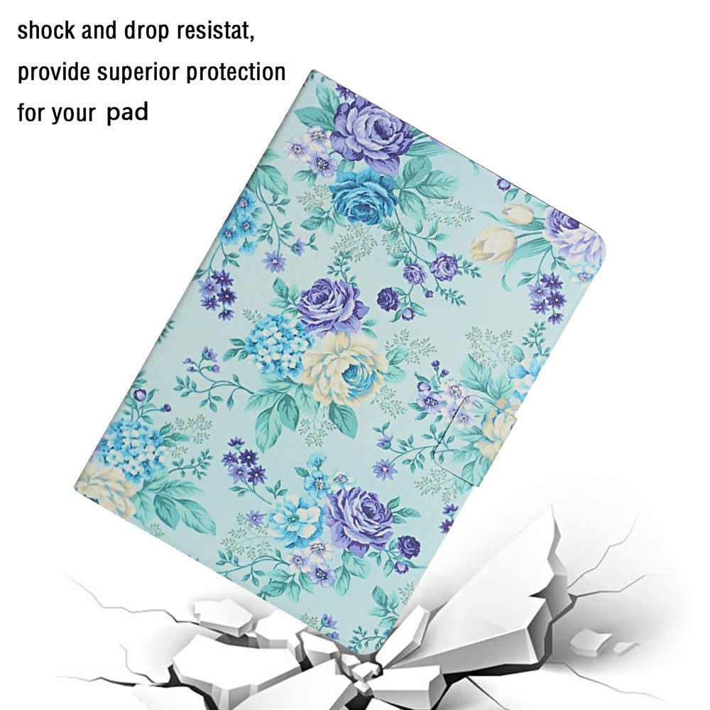 Flower Pattern Printing Tablet Cover for Lenovo Tab M10 TB-X605F - Vivid Flower