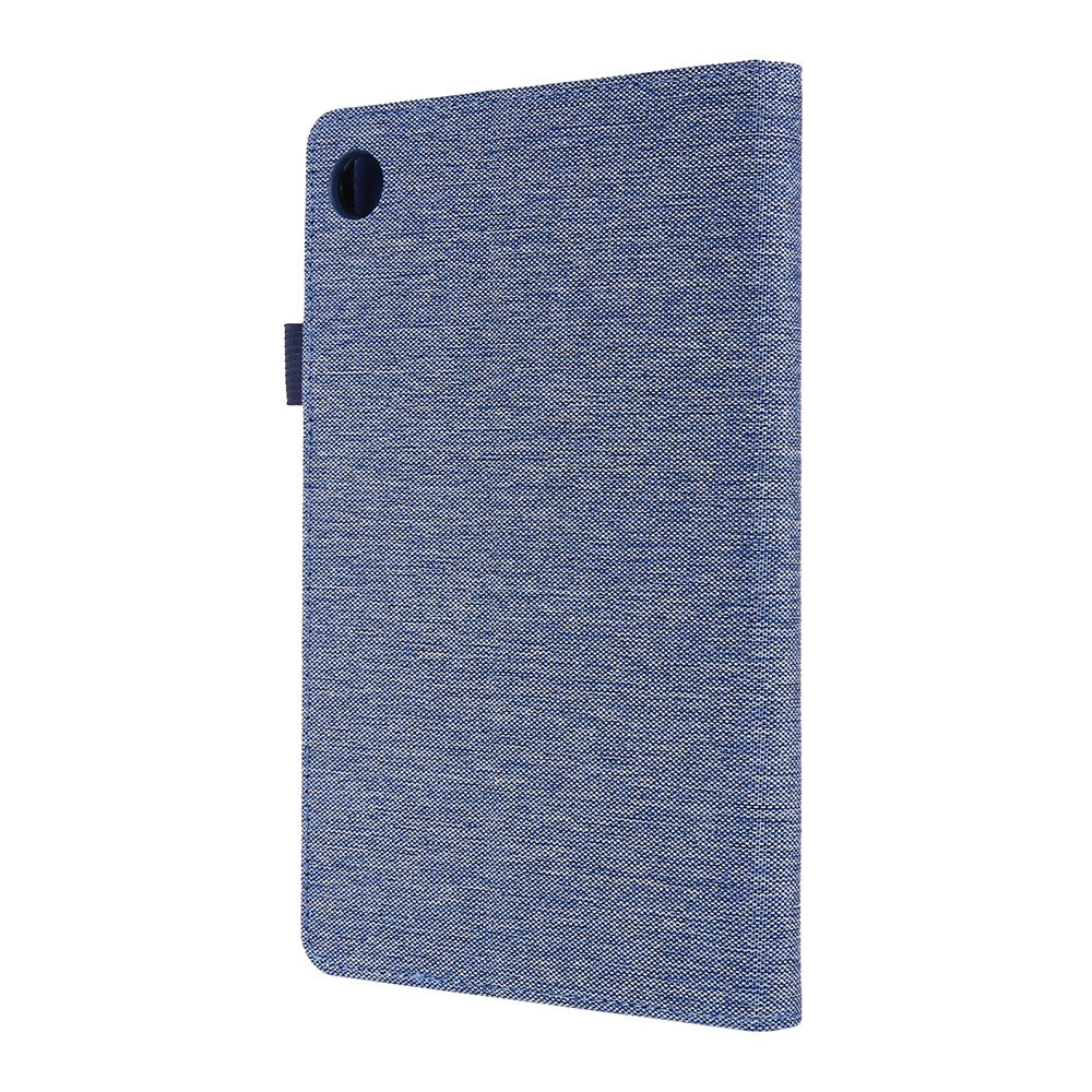 Cloth Texture Card Slots Stand Leather Cover for Lenovo Tab M8/Tab M8 (2nd Gen) - Blue