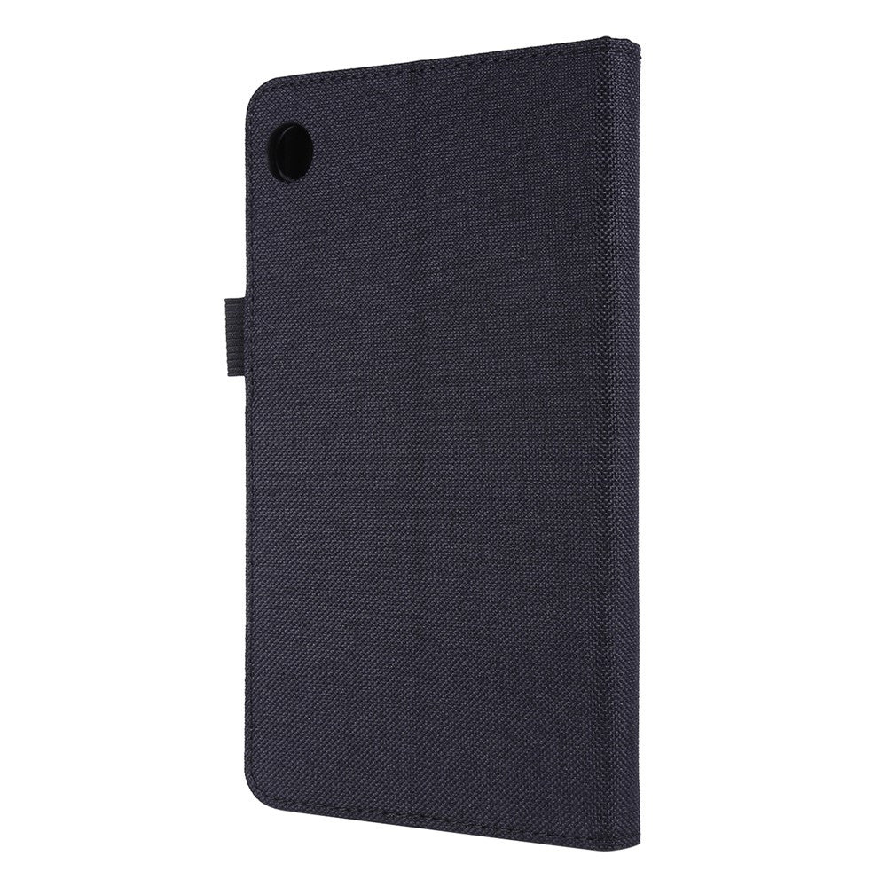 Cloth Texture Card Slots Stand Leather Protective Cover for  Lenovo Tab M7 (2nd Gen) TB-7305F / (3rd Gen) - Black