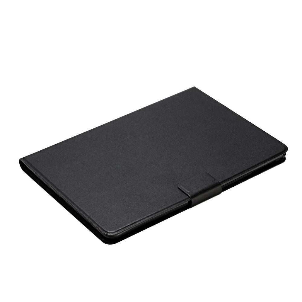 PU Leather Stand Case Shell for Lenovo Tab M10 X605F/X505F - Black