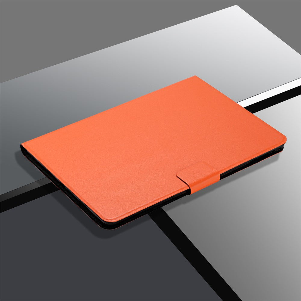 PU Leather Stand Case Shell for Lenovo Tab M10 X605F/X505F - Orange
