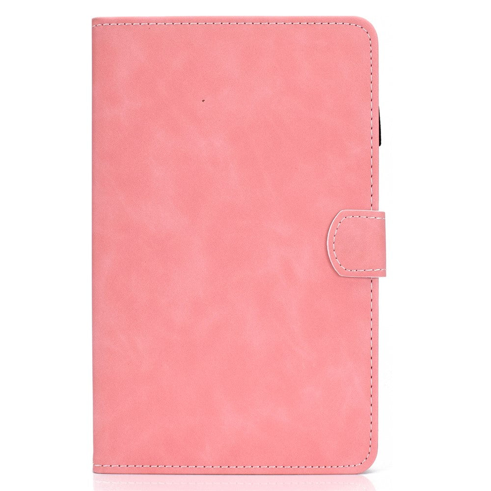 Microfiber Leather with Stand Case and Card Slots for Lenovo Tab M10 HD Gen 2 X306X - Pink
