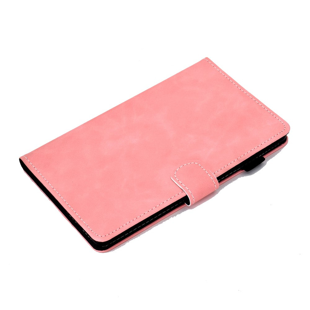 Microfiber Leather with Stand Case and Card Slots for Lenovo Tab M10 HD Gen 2 X306X - Pink