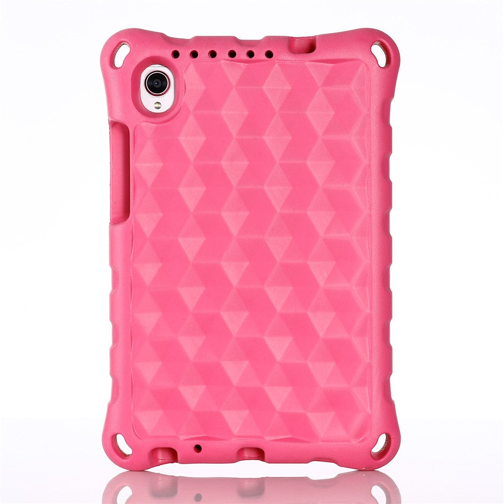 Rhombus Pattern Anti-shock EVA Tablet Case for Lenovo Tab M8 - Rose