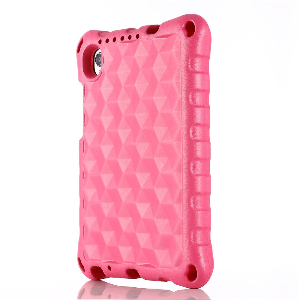 Rhombus Pattern Anti-shock EVA Tablet Case for Lenovo Tab M8 - Rose