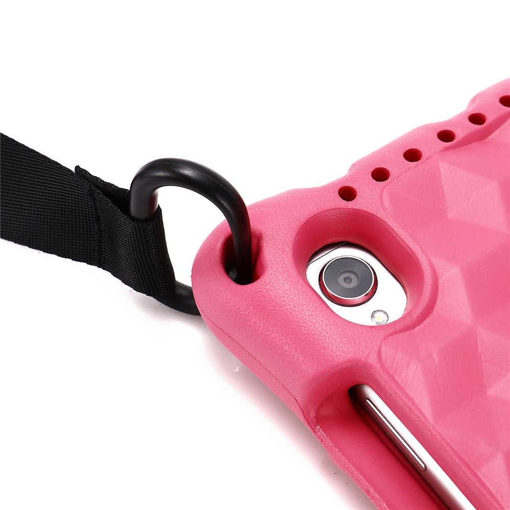 Rhombus Pattern Anti-shock EVA Tablet Case for Lenovo Tab M8 - Rose