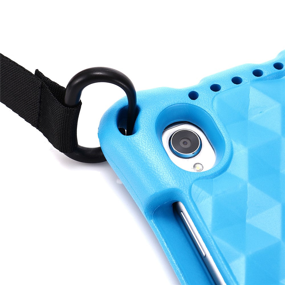 Rhombus Pattern Anti-shock EVA Tablet Case for Lenovo Tab M8 - Blue