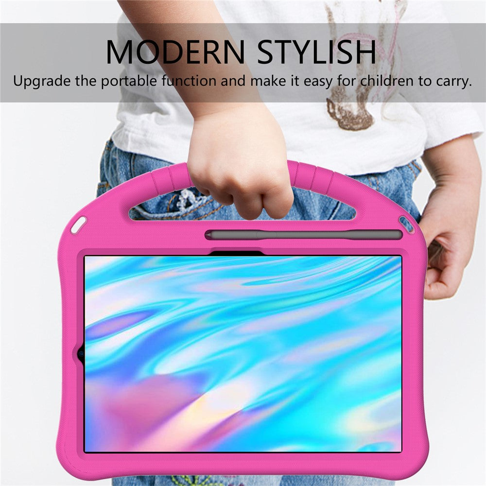 EVA Tablet Case with Pen Slot for Lenovo Tab M8 TB-8505 / Tab M8 (4th Gen) 2024 TB-301XU / M8 (4th Gen) 2023 TB-300FU - Rose