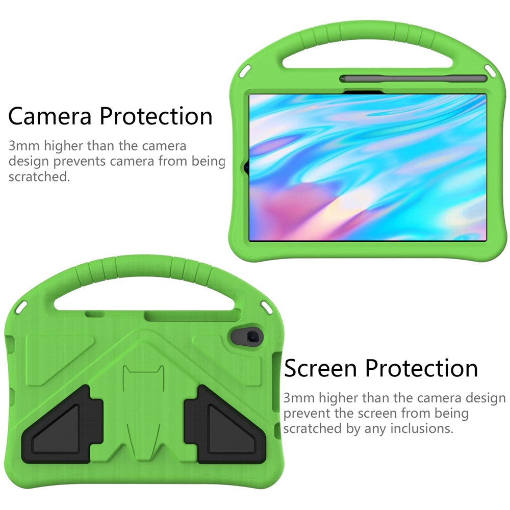 EVA Tablet Case with Pen Slot for Lenovo Tab M8 TB-8505 / Tab M8 (4th Gen) 2024 TB-301XU / M8 (4th Gen) 2023 TB-300FU - Green